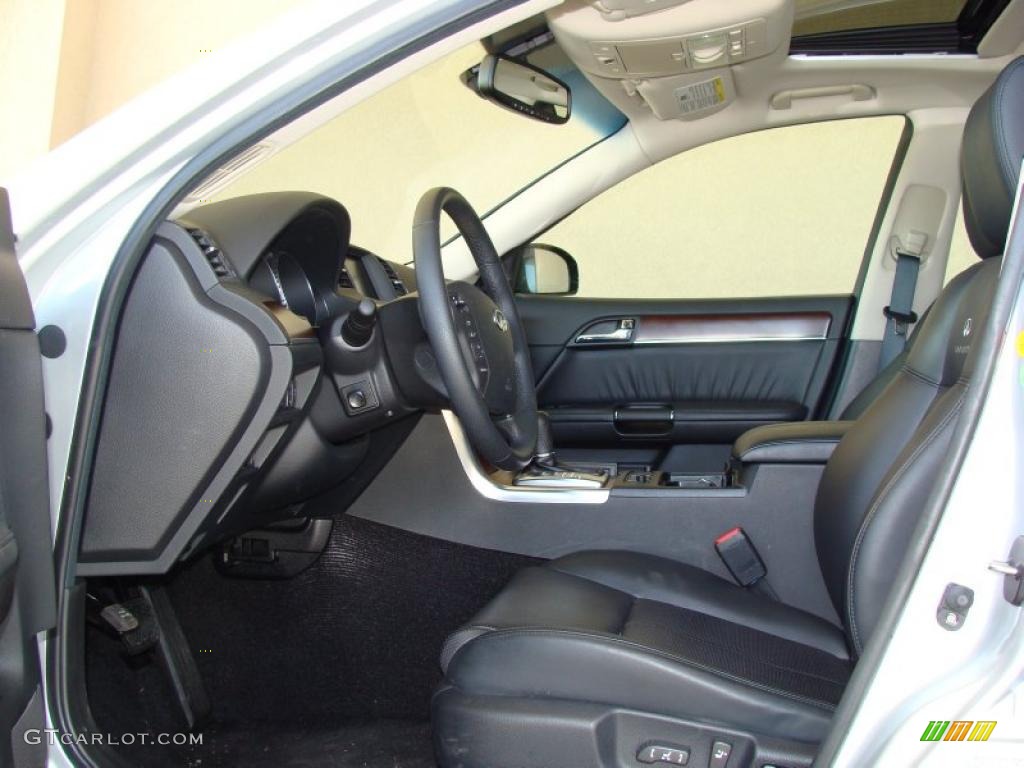 2009 M 35x AWD Sedan - Liquid Platinum / Graphite Black photo #5