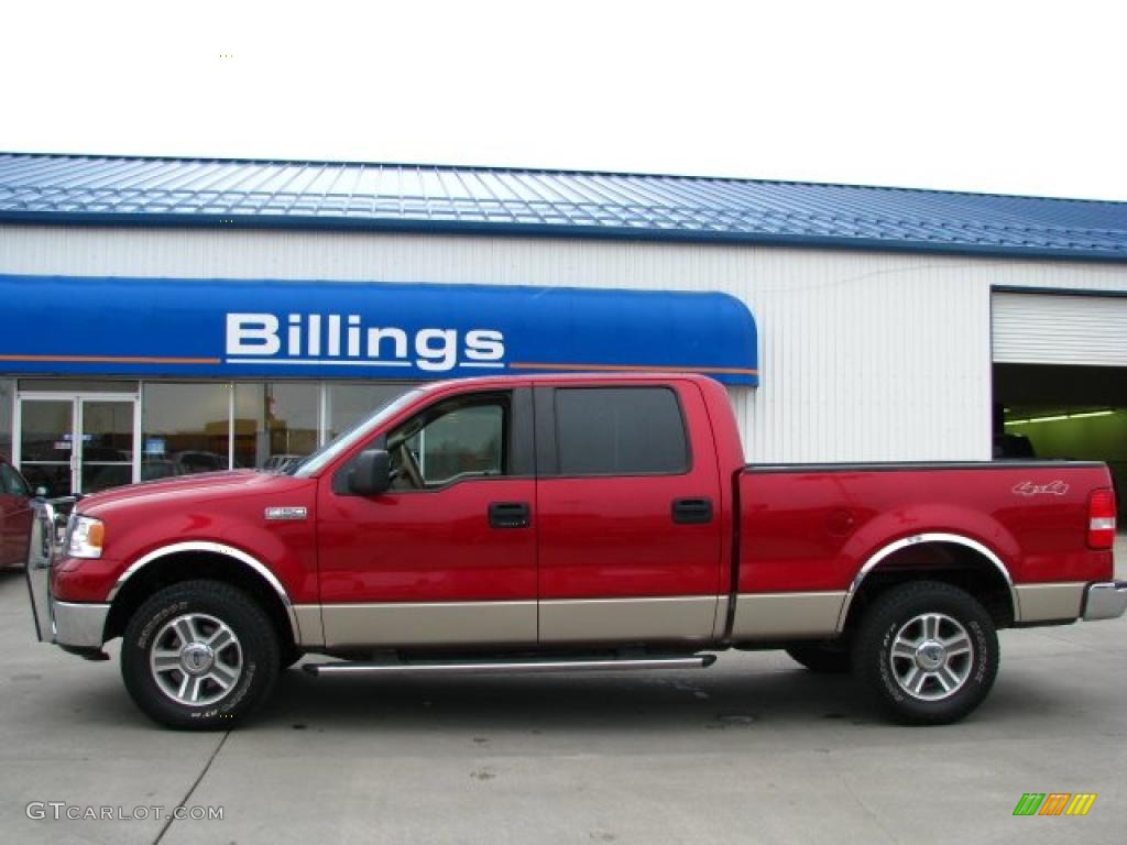 Bright Red Ford F150