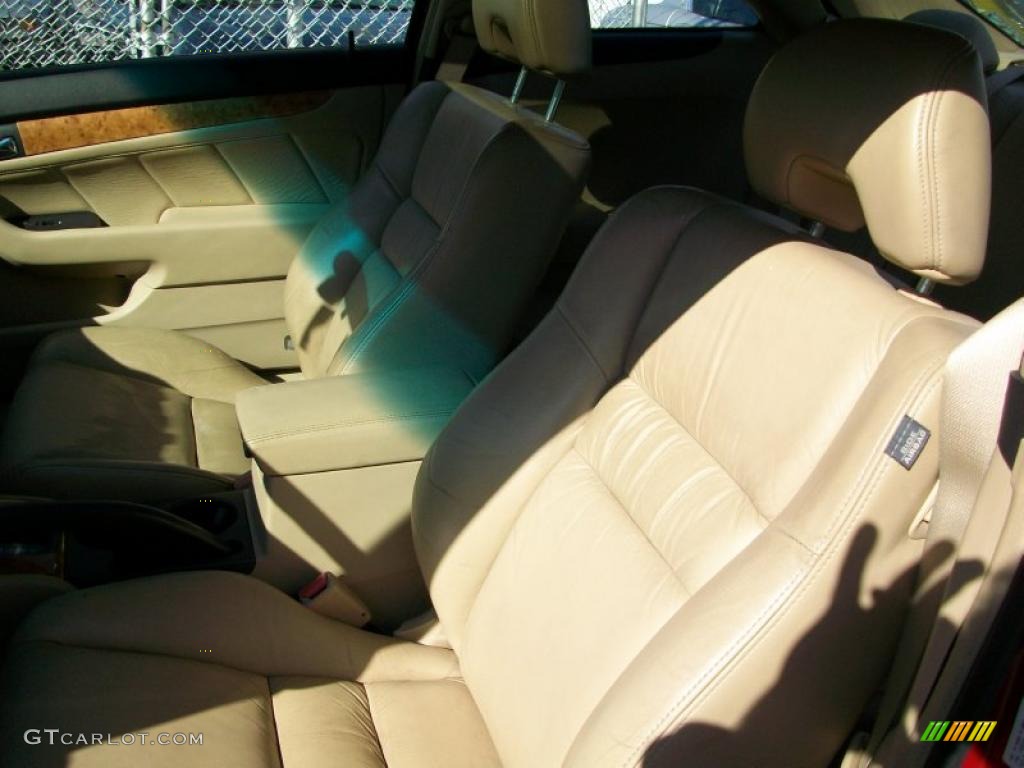 2003 Accord EX V6 Coupe - San Marino Red / Ivory photo #10