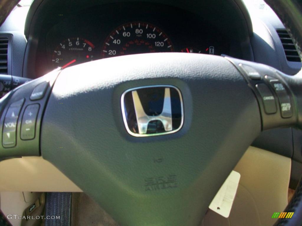 2003 Accord EX V6 Coupe - San Marino Red / Ivory photo #12