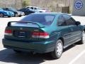 1999 Clover Green Pearl Honda Civic DX Coupe  photo #2