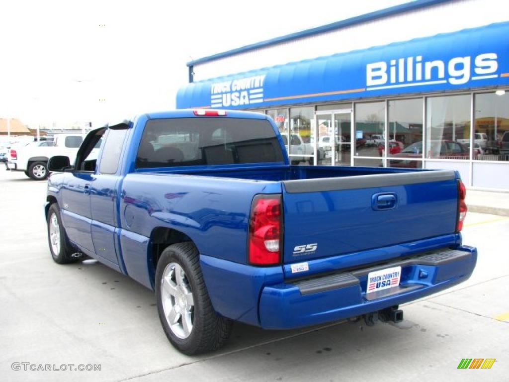 2004 Silverado 1500 SS Extended Cab AWD - Arrival Blue Metallic / Dark Charcoal photo #11