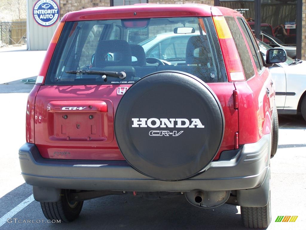 1997 CR-V LX 4WD - San Marino Red / Charcoal photo #3