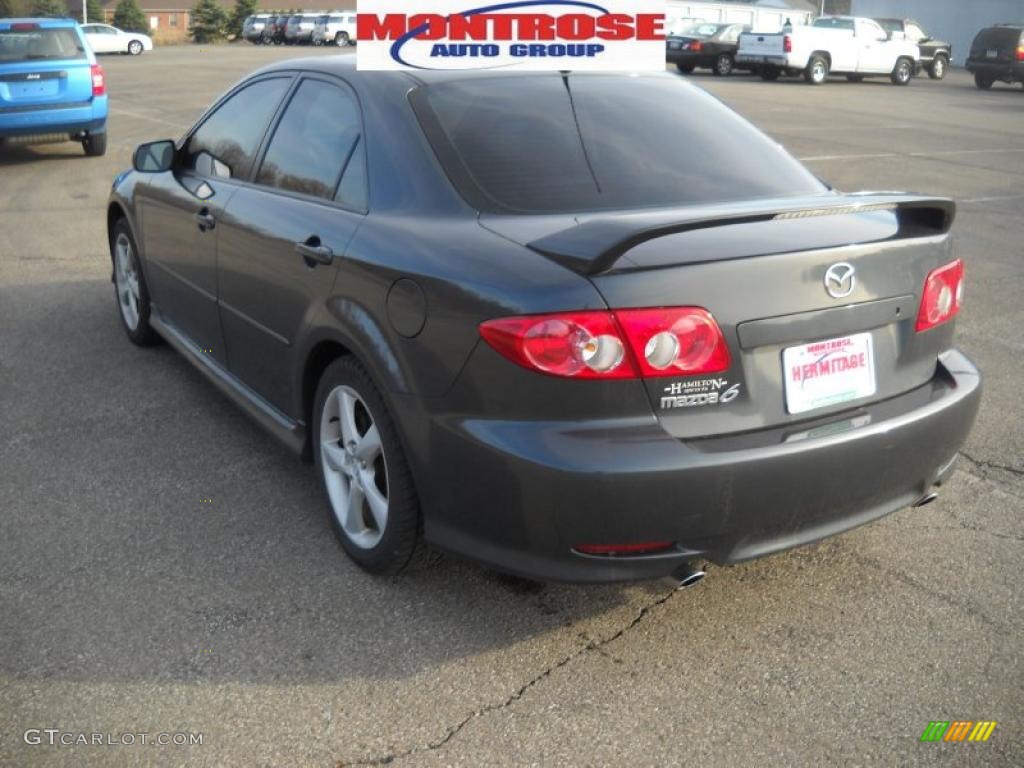 2005 MAZDA6 i Sedan - Steel Gray Metallic / Black photo #5