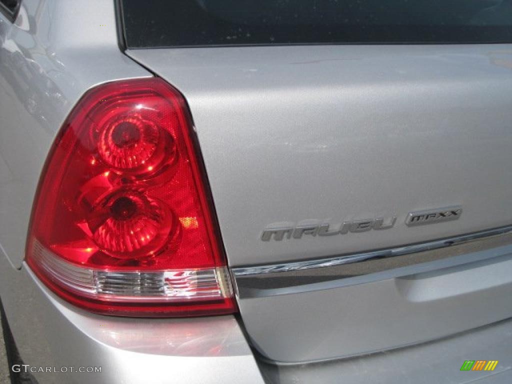 2006 Malibu Maxx LT Wagon - Silverstone Metallic / Ebony Black photo #12