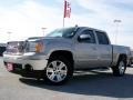 2008 Silver Birch Metallic GMC Sierra 1500 SLE Crew Cab 4x4  photo #5