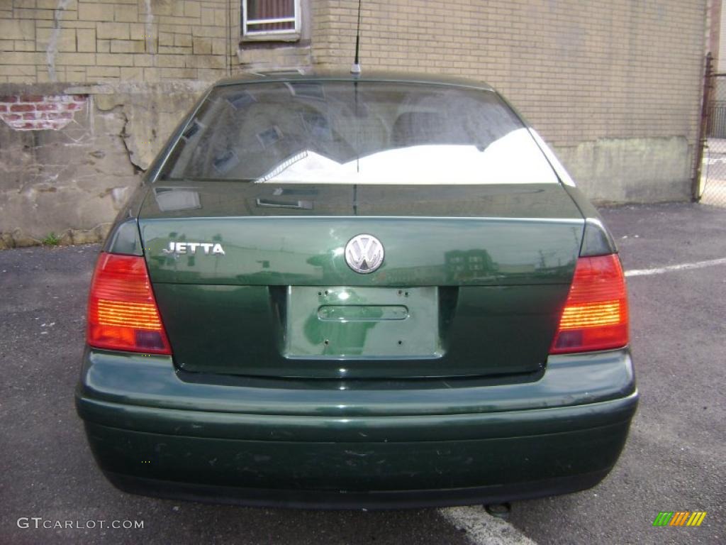 1999 Jetta GLS VR6 Sedan - Bright Green Pearl / Beige photo #5