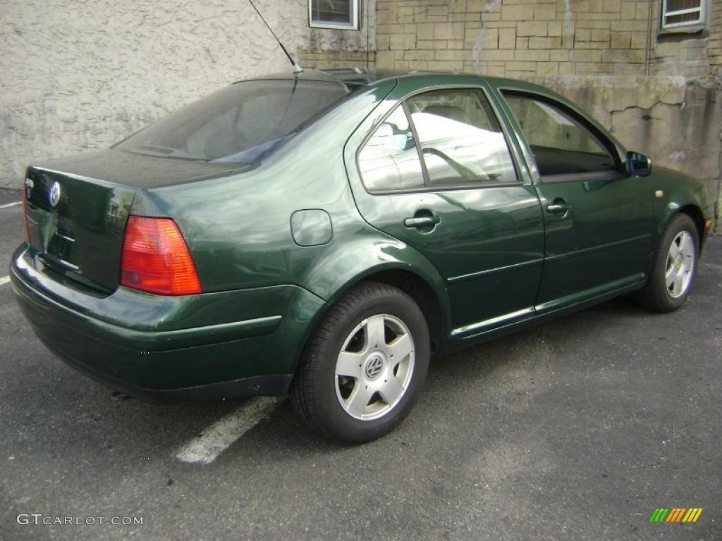 1999 Jetta GLS VR6 Sedan - Bright Green Pearl / Beige photo #6