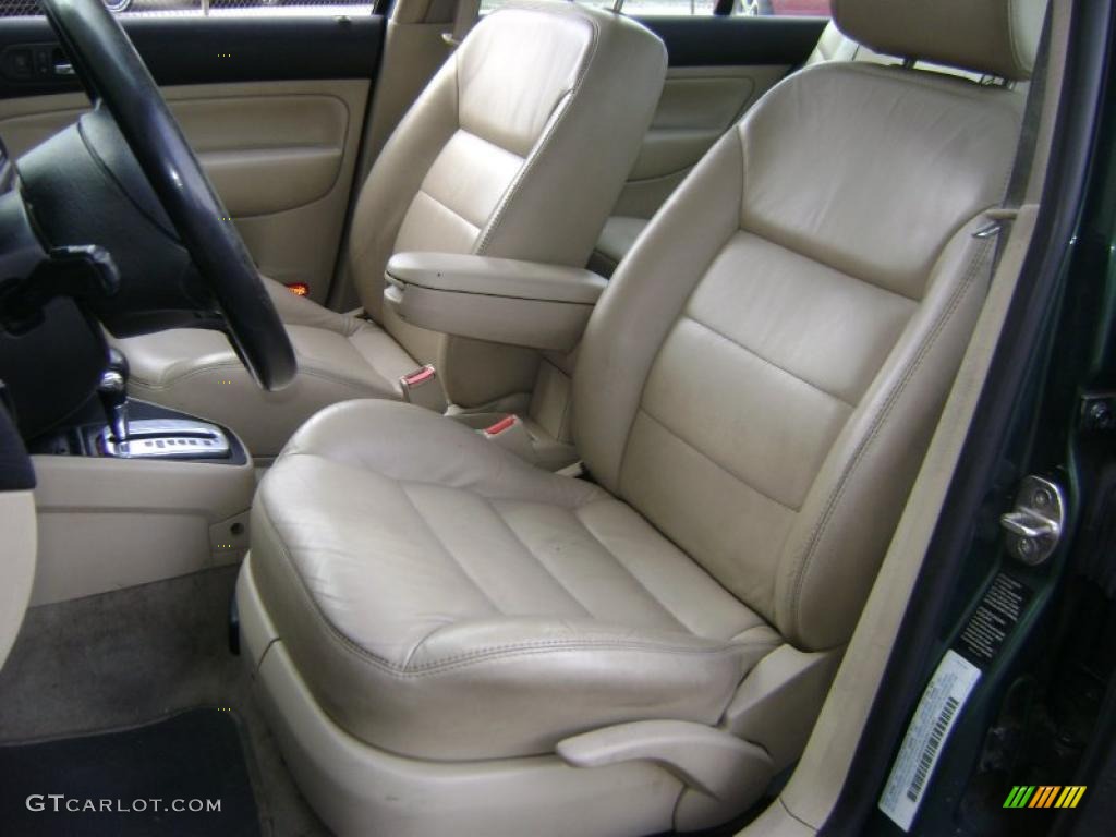 1999 Jetta GLS VR6 Sedan - Bright Green Pearl / Beige photo #9