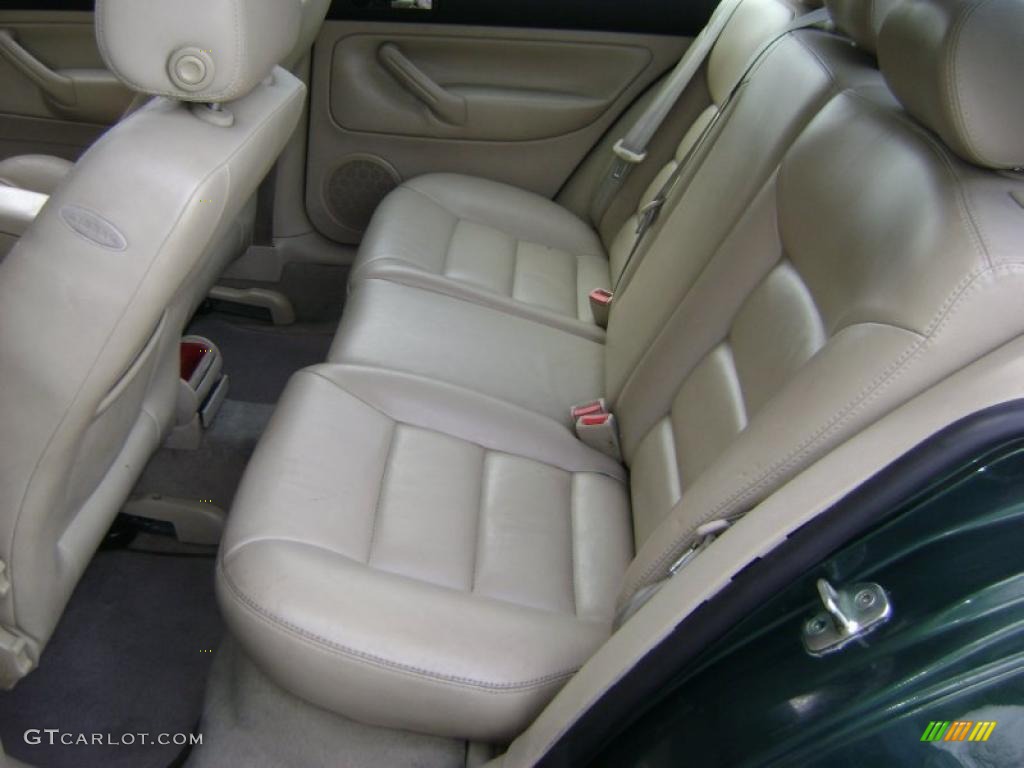 1999 Jetta GLS VR6 Sedan - Bright Green Pearl / Beige photo #10