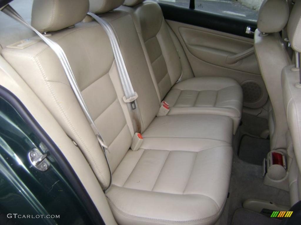 1999 Jetta GLS VR6 Sedan - Bright Green Pearl / Beige photo #13
