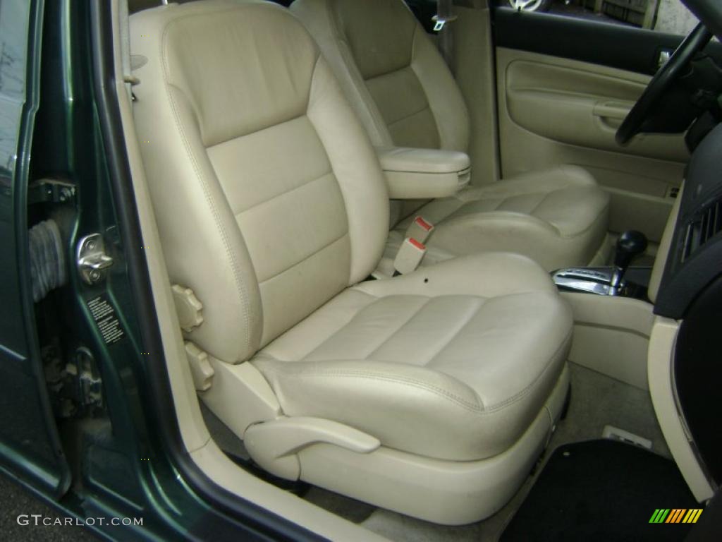 1999 Jetta GLS VR6 Sedan - Bright Green Pearl / Beige photo #15