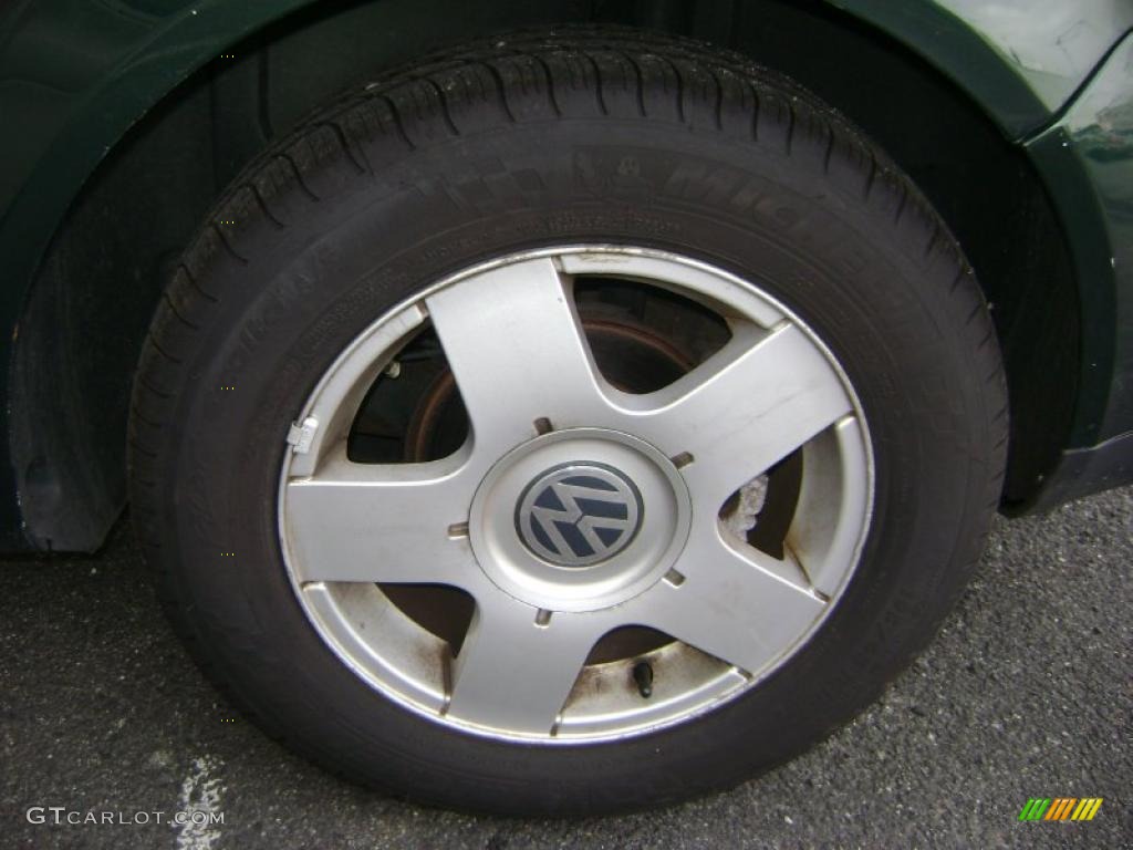 1999 Jetta GLS VR6 Sedan - Bright Green Pearl / Beige photo #16