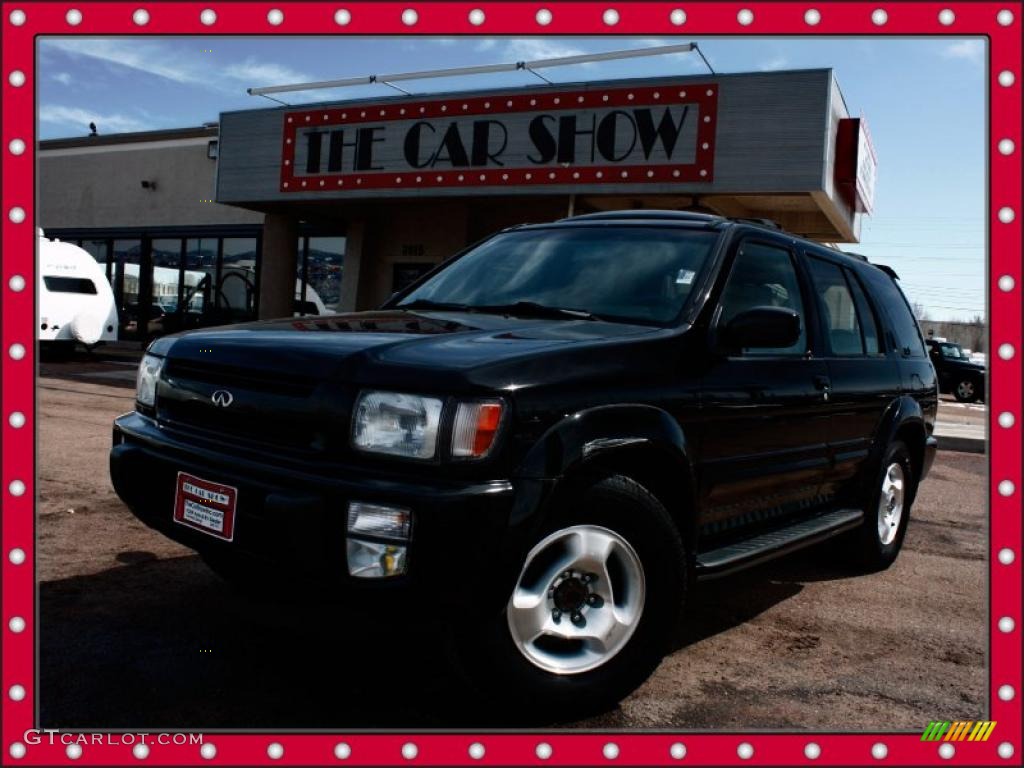 1997 QX4 4x4 - Super Black / Gray photo #1