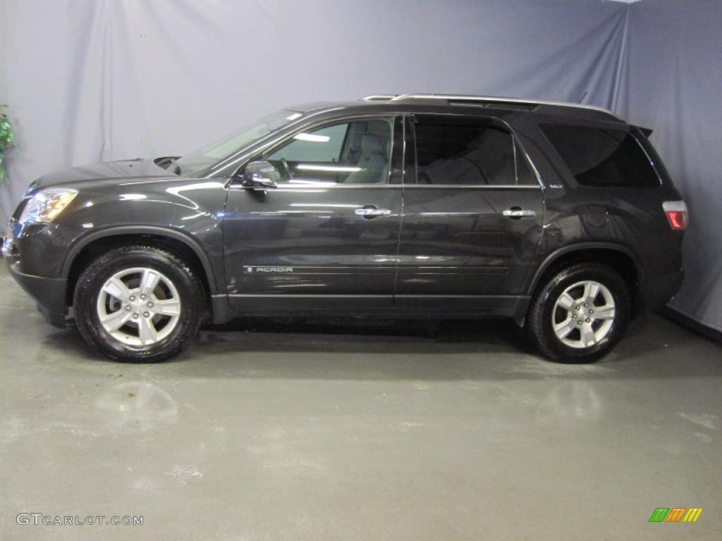 2007 Acadia SLT AWD - Carbon Metallic / Titanium photo #2