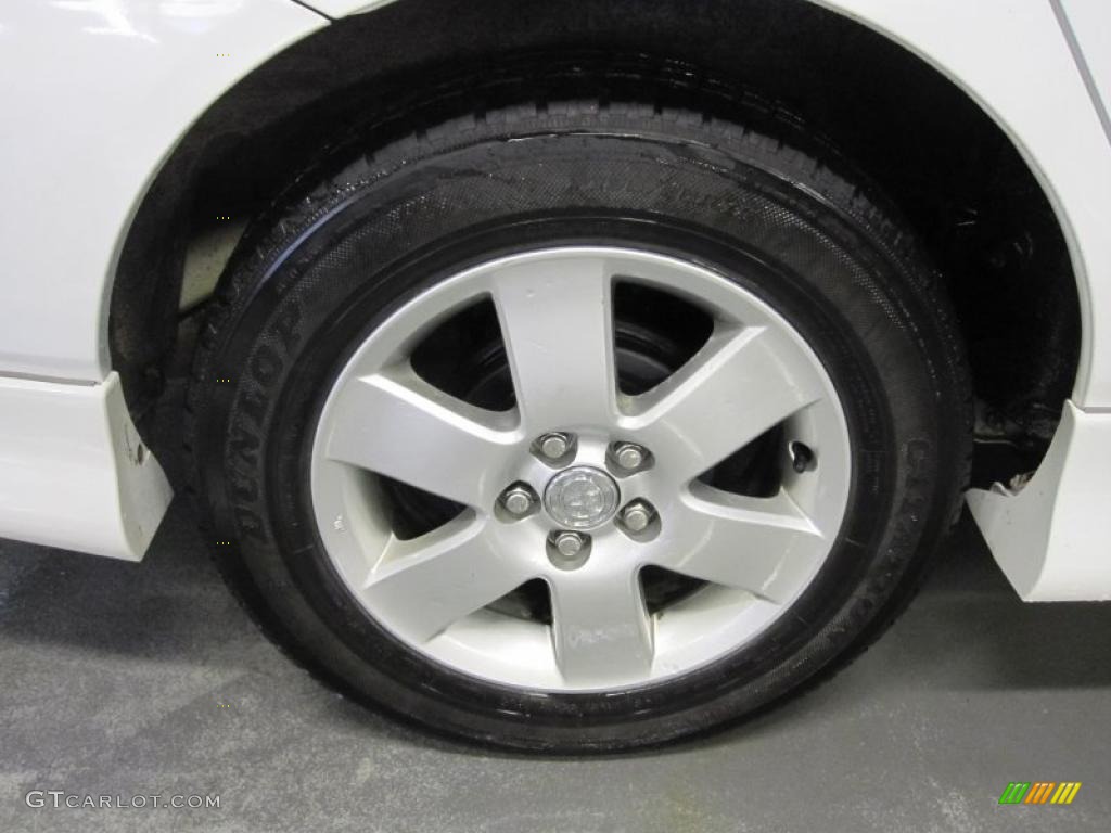 2007 Corolla S - Super White / Dark Charcoal photo #6