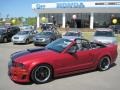 2008 Dark Candy Apple Red Ford Mustang GT Premium Convertible  photo #1