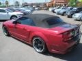 2008 Dark Candy Apple Red Ford Mustang GT Premium Convertible  photo #11