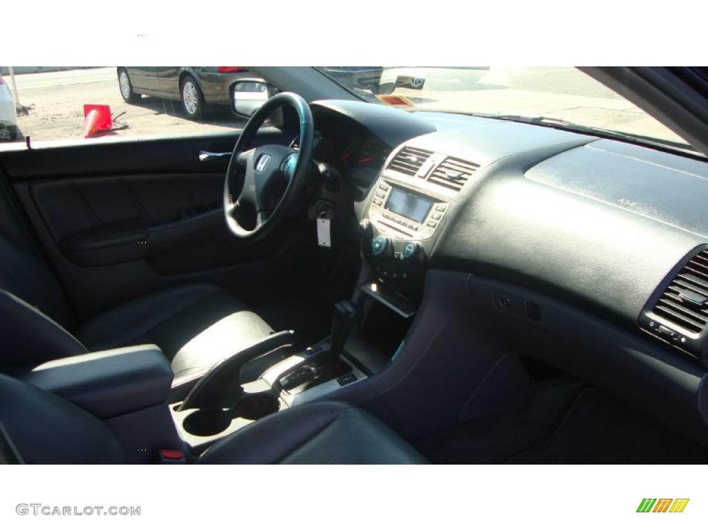 2004 Accord EX V6 Sedan - Eternal Blue Pearl / Gray photo #5