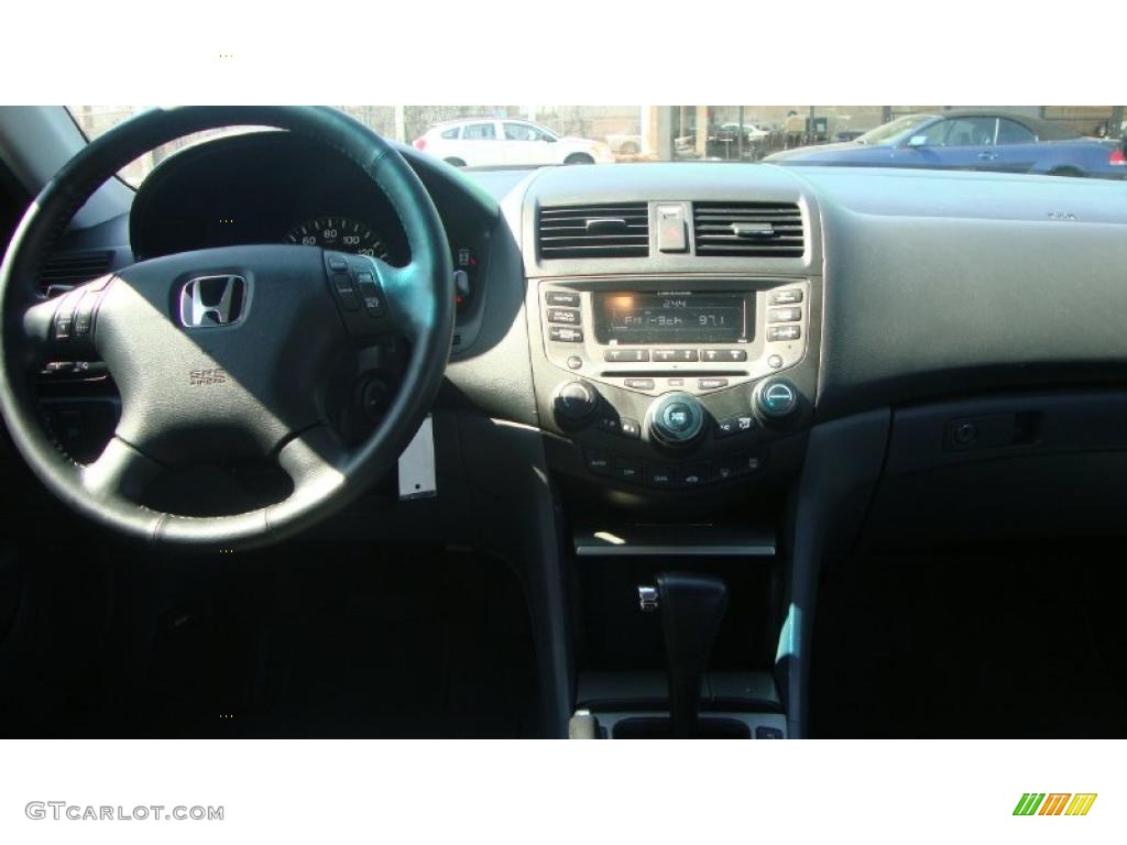 2004 Accord EX V6 Sedan - Eternal Blue Pearl / Gray photo #6