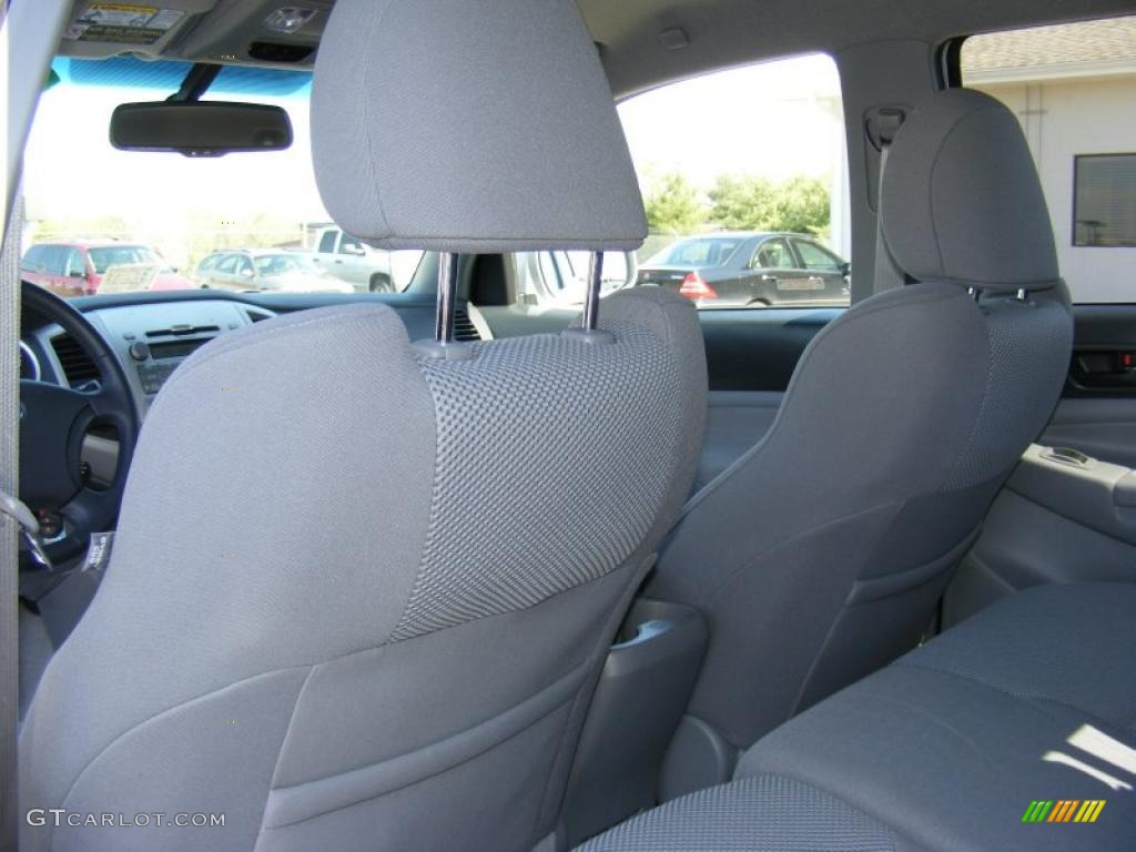 2009 Tacoma V6 TRD Sport Double Cab 4x4 - Silver Streak Mica / Graphite Gray photo #15