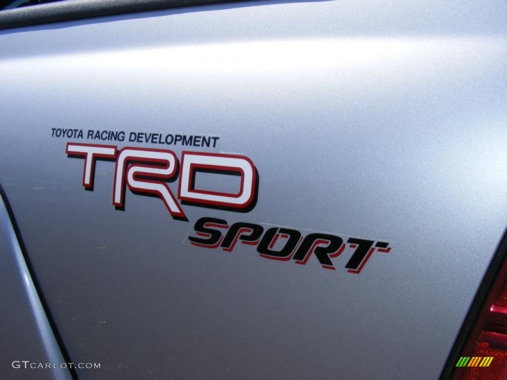 2009 Tacoma V6 TRD Sport Double Cab 4x4 - Silver Streak Mica / Graphite Gray photo #37