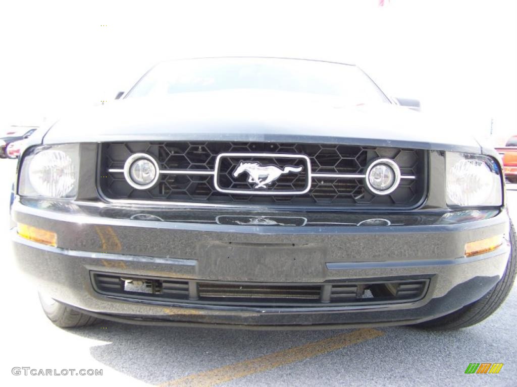 2007 Mustang V6 Premium Convertible - Black / Dark Charcoal photo #4