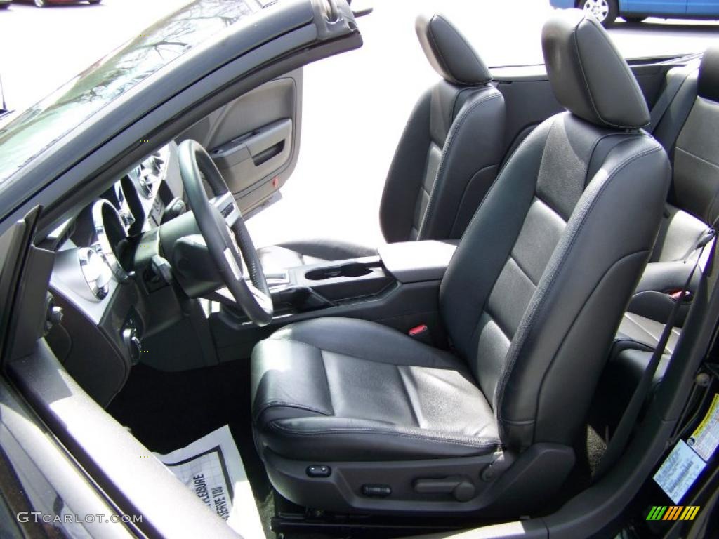 2007 Mustang V6 Premium Convertible - Black / Dark Charcoal photo #12