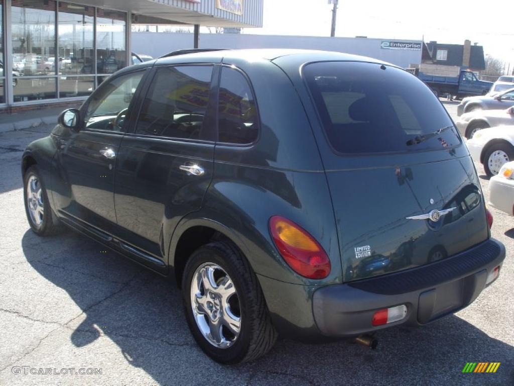 2001 PT Cruiser Limited - Shale Green Metallic / Taupe/Pearl Beige photo #6