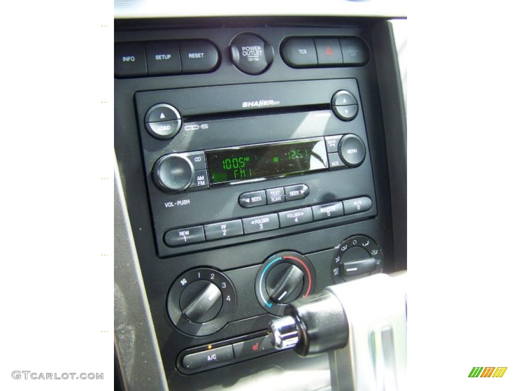 2007 Mustang V6 Premium Convertible - Black / Dark Charcoal photo #23