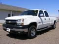 2007 Summit White Chevrolet Silverado 2500HD Classic LT Crew Cab  photo #1