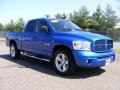 2008 Electric Blue Pearl Dodge Ram 1500 Sport Quad Cab  photo #3