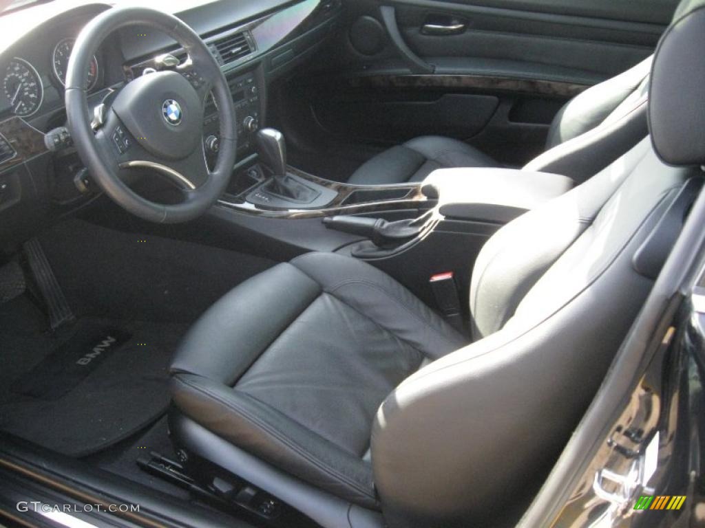2008 3 Series 335i Coupe - Jet Black / Black photo #2