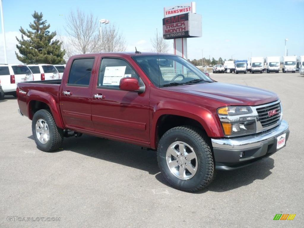 Merlot Jewel Metallic GMC Canyon