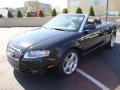 2007 Brilliant Black Audi A4 2.0T quattro Cabriolet  photo #2