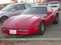 1985 Bright Red Chevrolet Corvette Coupe  photo #1