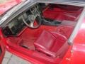 1985 Bright Red Chevrolet Corvette Coupe  photo #2