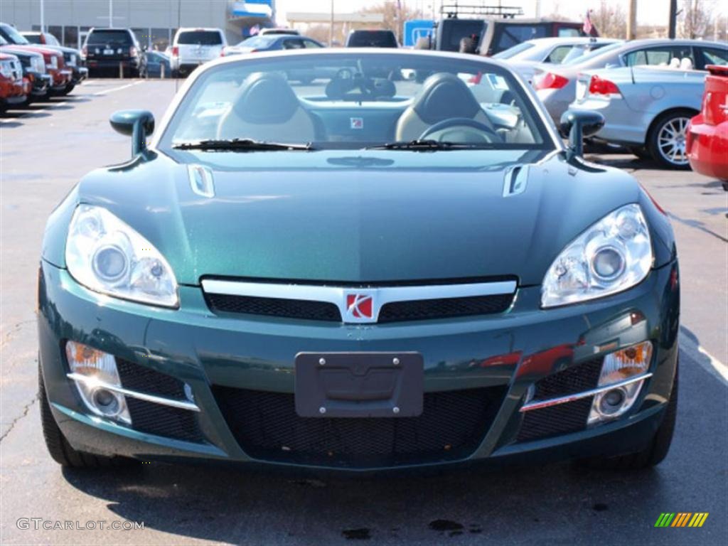 2008 Sky Roadster - Forest Green / Tan photo #7