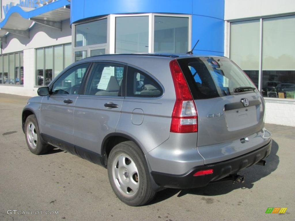 2008 CR-V LX 4WD - Whistler Silver Metallic / Gray photo #3