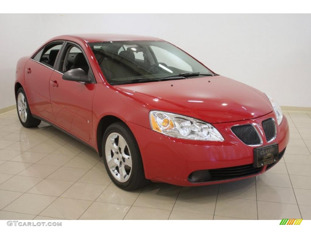 2007 G6 Sedan - Crimson Red / Ebony photo #1