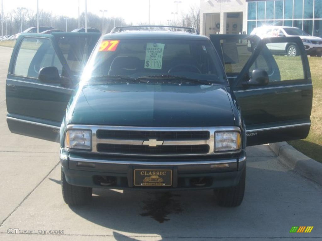 1997 Blazer LS 4x4 - Fairway Green Metallic / Dark Pewter photo #19