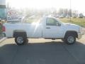 2008 Summit White Chevrolet Silverado 2500HD Work Truck Regular Cab  photo #2