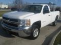 Summit White - Silverado 2500HD Work Truck Regular Cab Photo No. 7