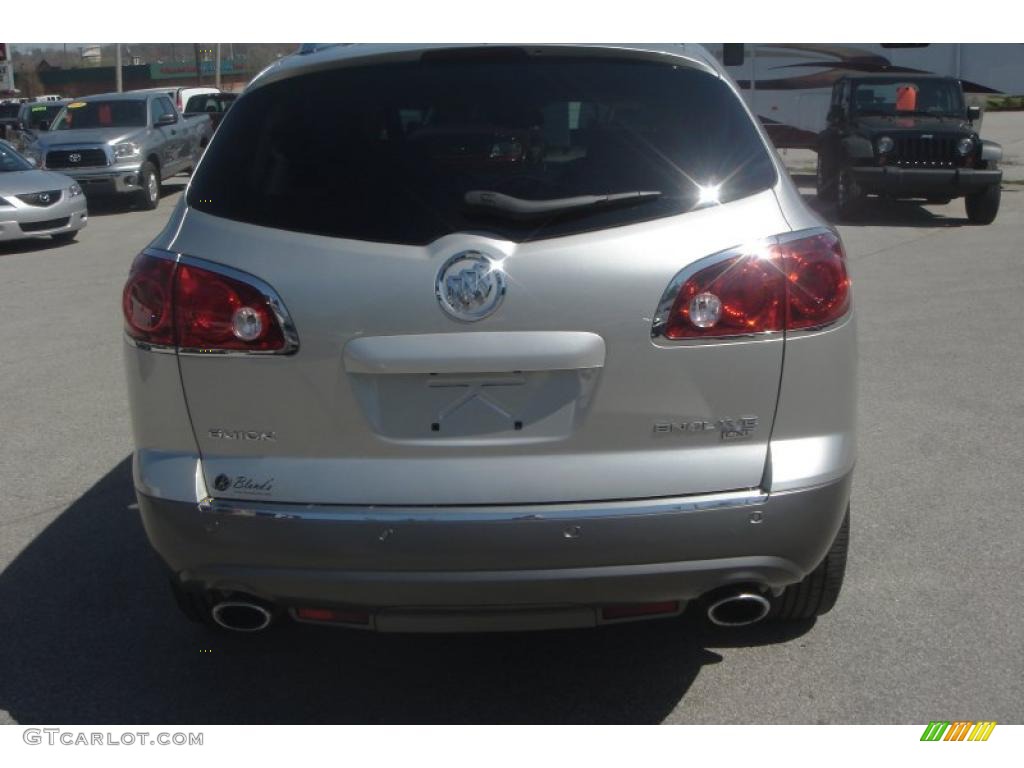 2008 Enclave CXL AWD - Platinum Metallic / Ebony/Ebony photo #4