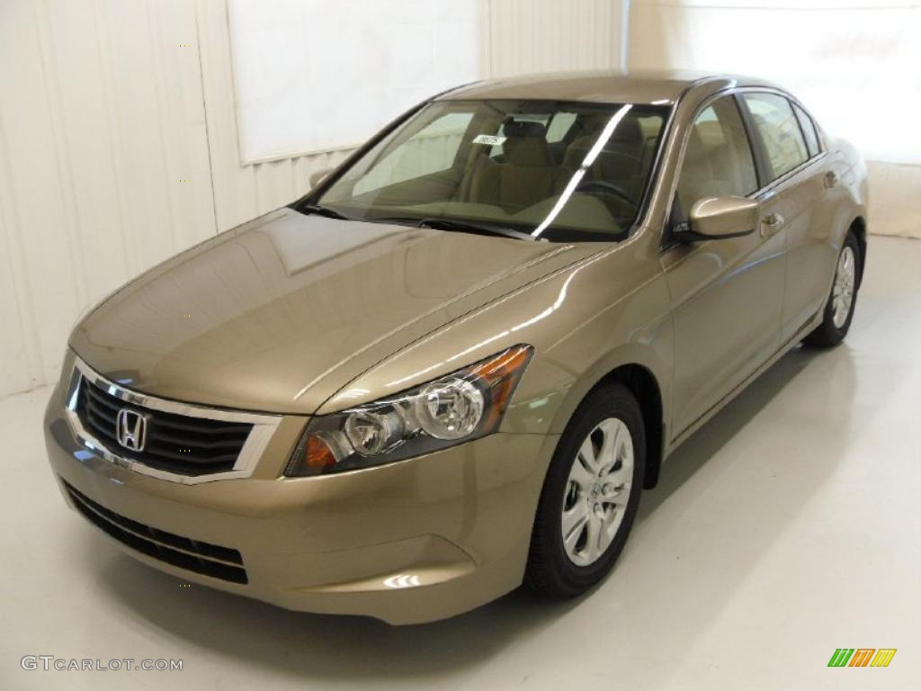 2010 Accord LX-P Sedan - Bold Beige Metallic / Ivory photo #1