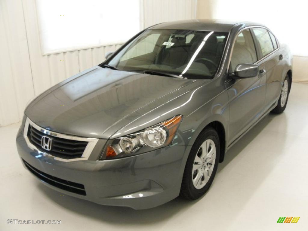 2010 Accord LX-P Sedan - Polished Metal Metallic / Gray photo #1