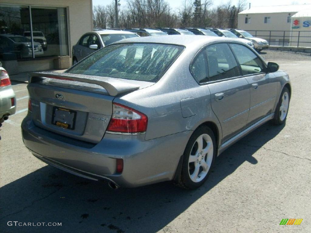 2008 Legacy 2.5i Sedan - Quartz Silver Metallic / Off Black photo #6