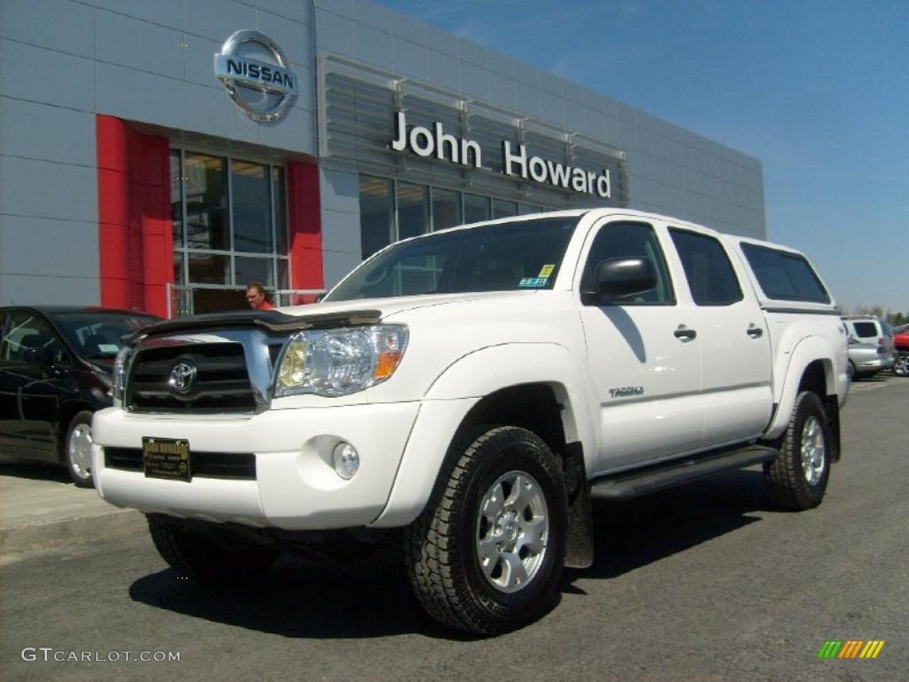 Super White Toyota Tacoma