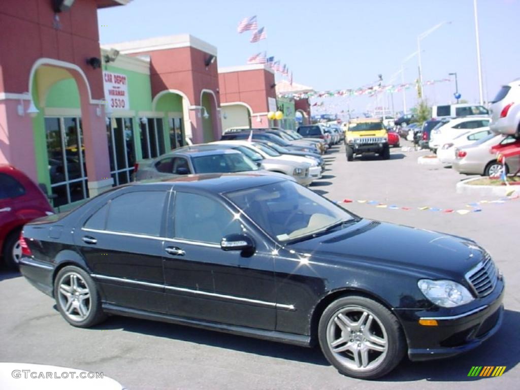 2006 S 500 Sedan - Black / Java photo #2