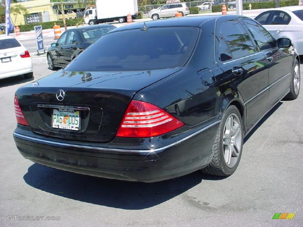 2006 S 500 Sedan - Black / Java photo #3